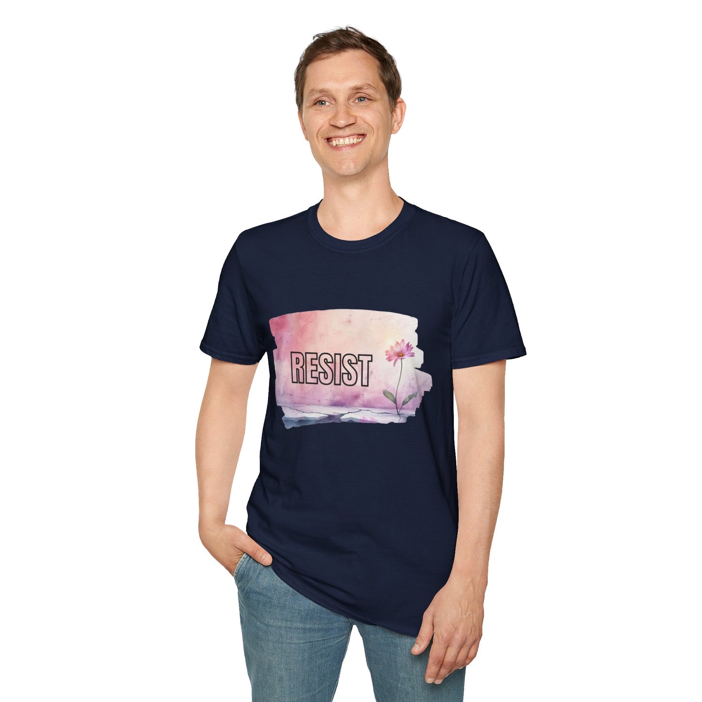 Inspirational Resist T-Shirt for Positivity and Change