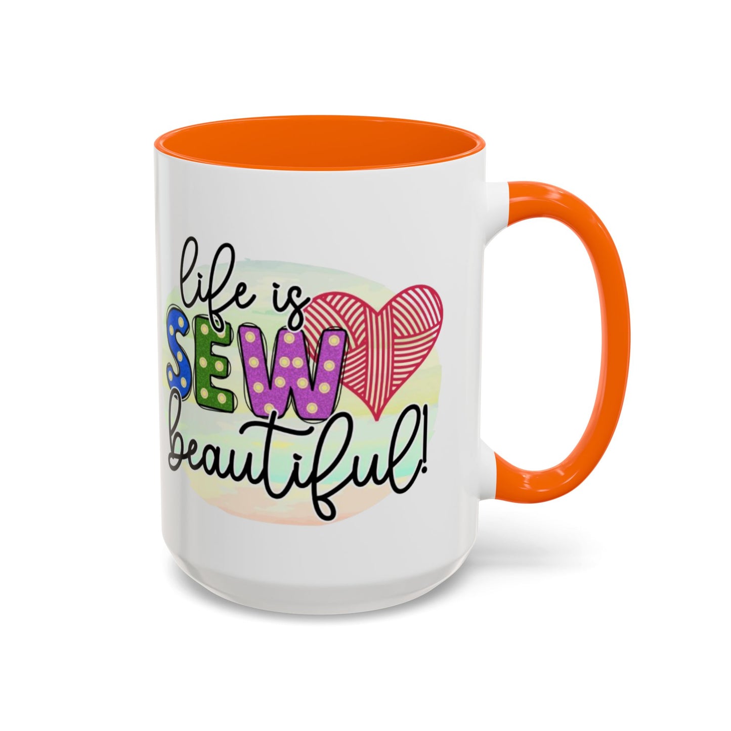Sewing-Themed Coffee Mug – Perfect Gift for Crafters, Quilters, Birthday, Gift for Her, Inspirational Mug