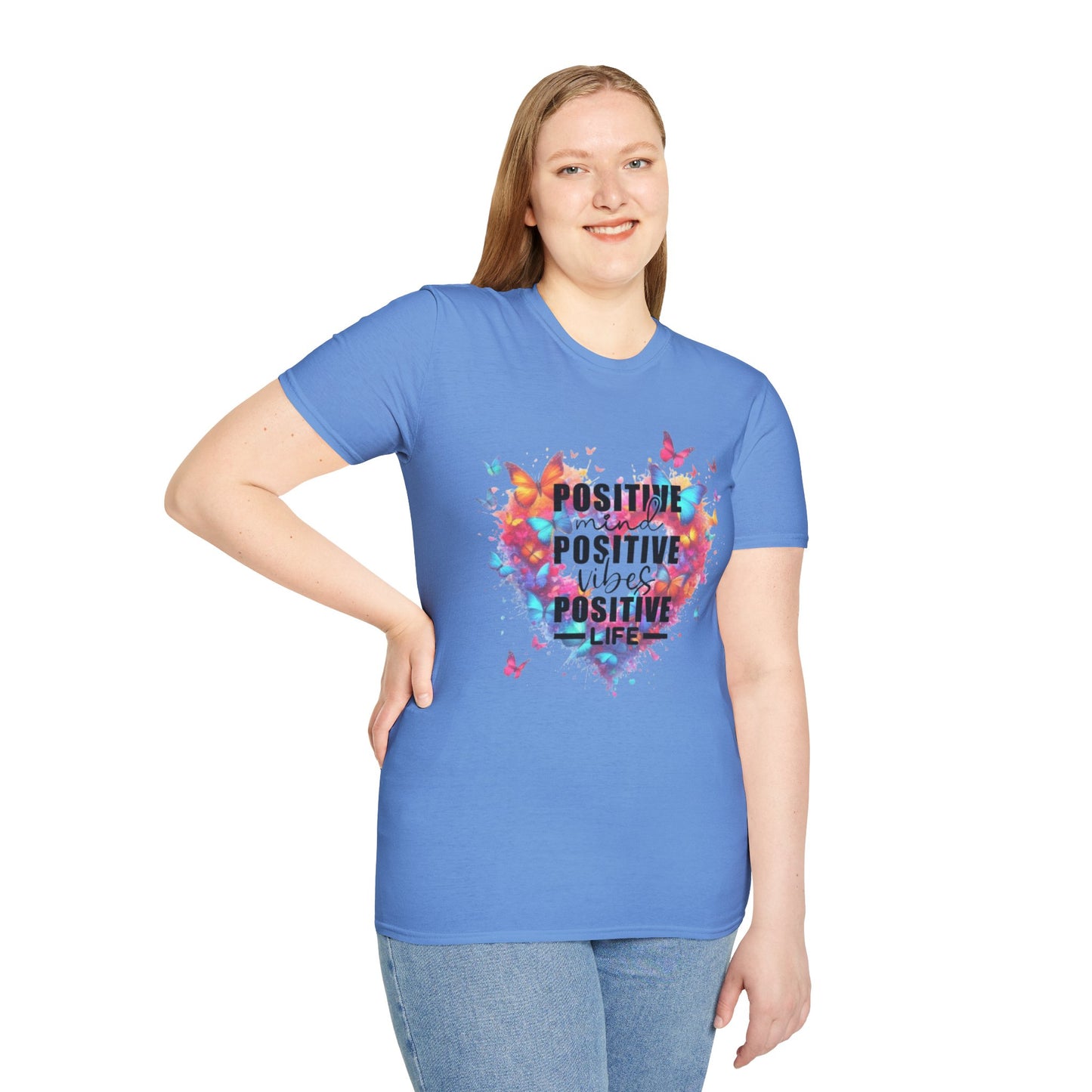 Positive Vibes Unisex T-Shirt, Motivational Tees, Inspirational Apparel, Gift for Friends, Everyday Wear, Positive Life Shirt