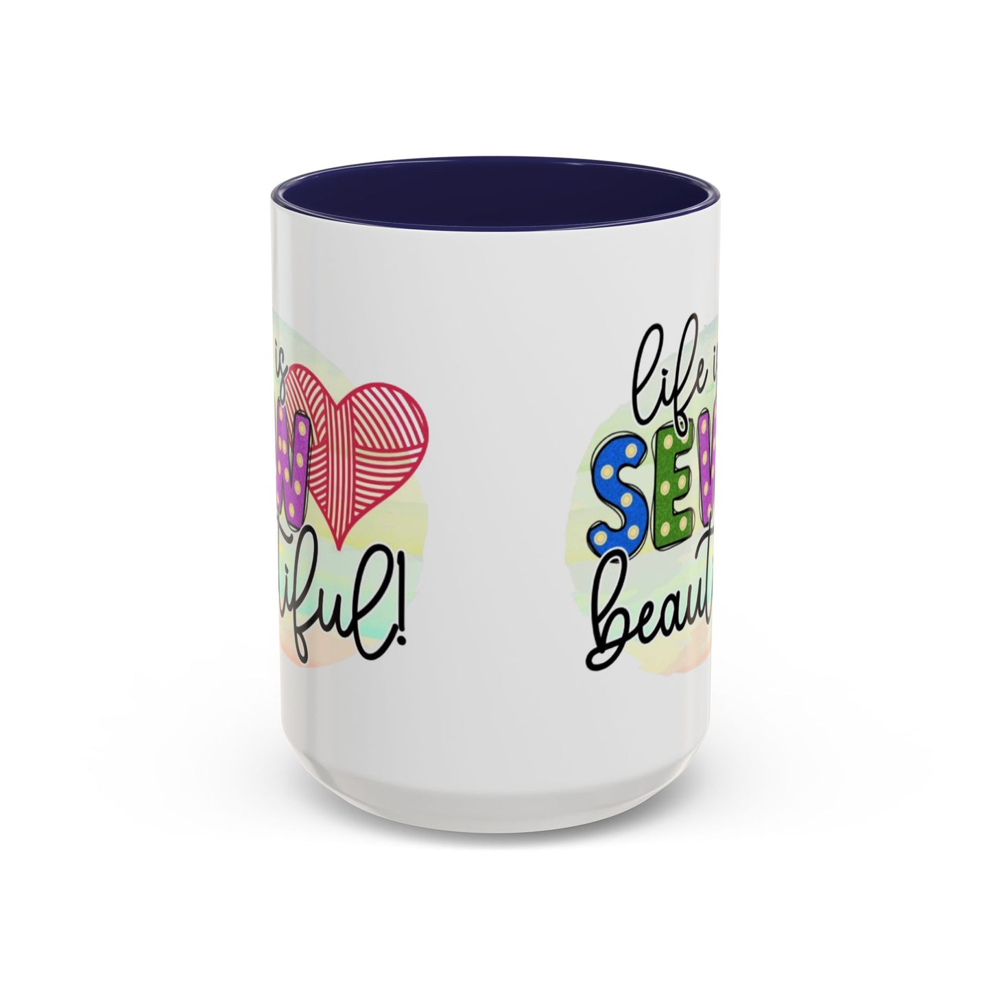 Sewing-Themed Coffee Mug – Perfect Gift for Crafters, Quilters, Birthday, Gift for Her, Inspirational Mug