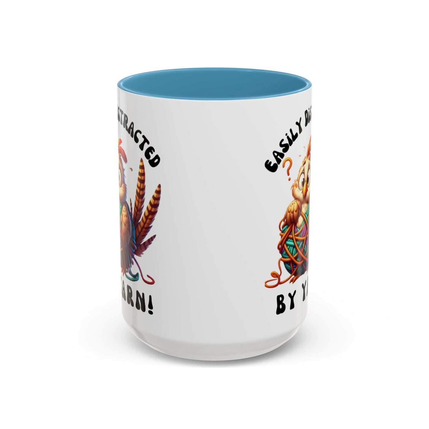 Whimsical Yarn Lover's Coffee Mug – Perfect Gift for Crafters, Crafting Enthusiasts, Cozy Home Decor, Fun Accent Mug