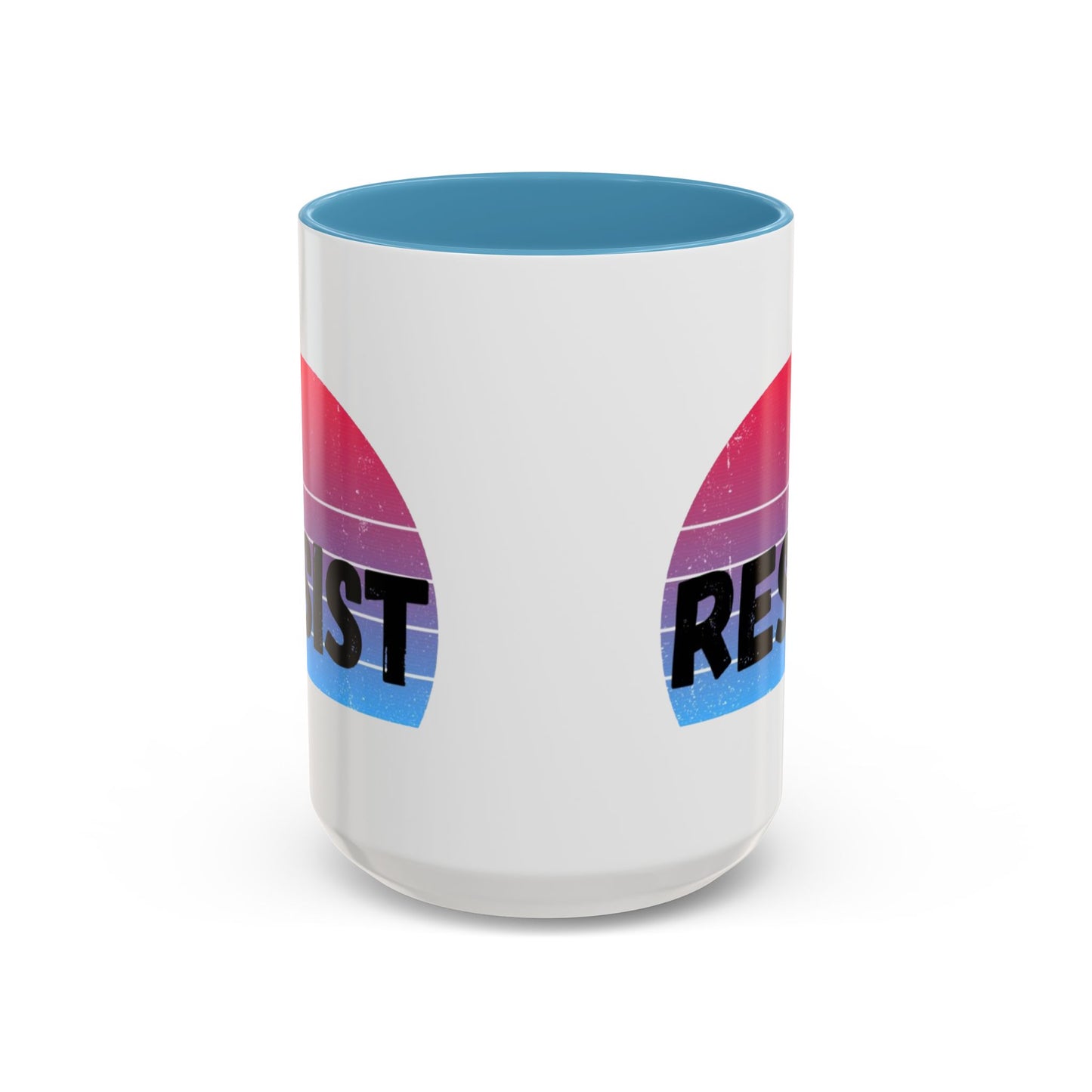 Colorful Resist Coffee Mug, Motivational Mug for Empowerment, Perfect Gift for Activists, Inspirational Kitchenware, 11oz 15oz