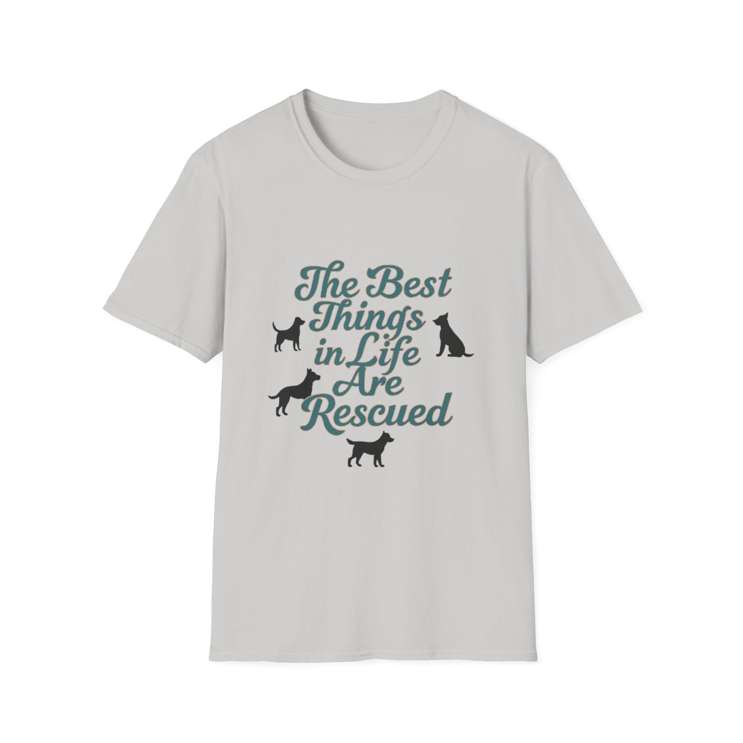 Rescue Dogs Unisex T-Shirt, Pet Lover Gift, Animal Rescue Shirt, Dog Adoption Tee, Gift for Dog Lovers
