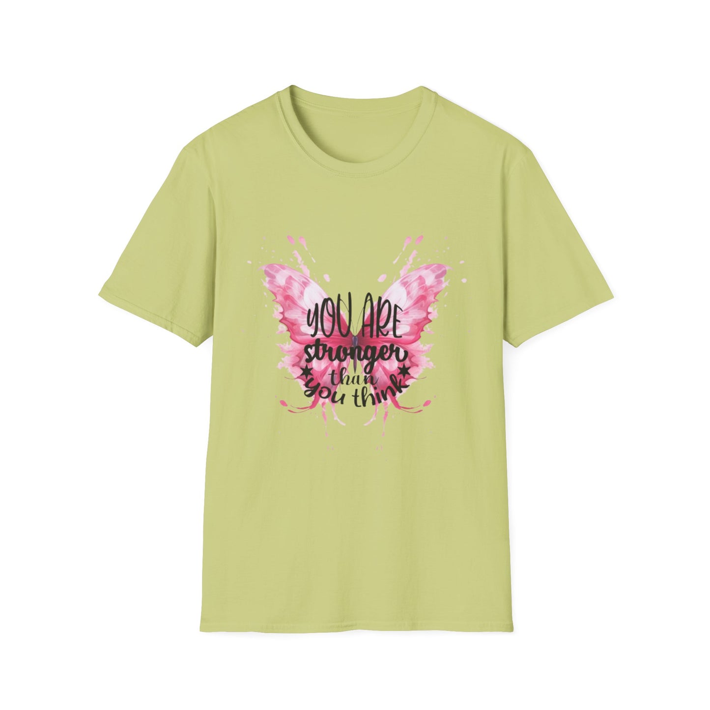 Empowering Butterfly T-Shirt, Inspirational Tee, Motivational Gift, Affirmation Apparel, Positive Vibes Shirt, Strength Quote T-Shirt