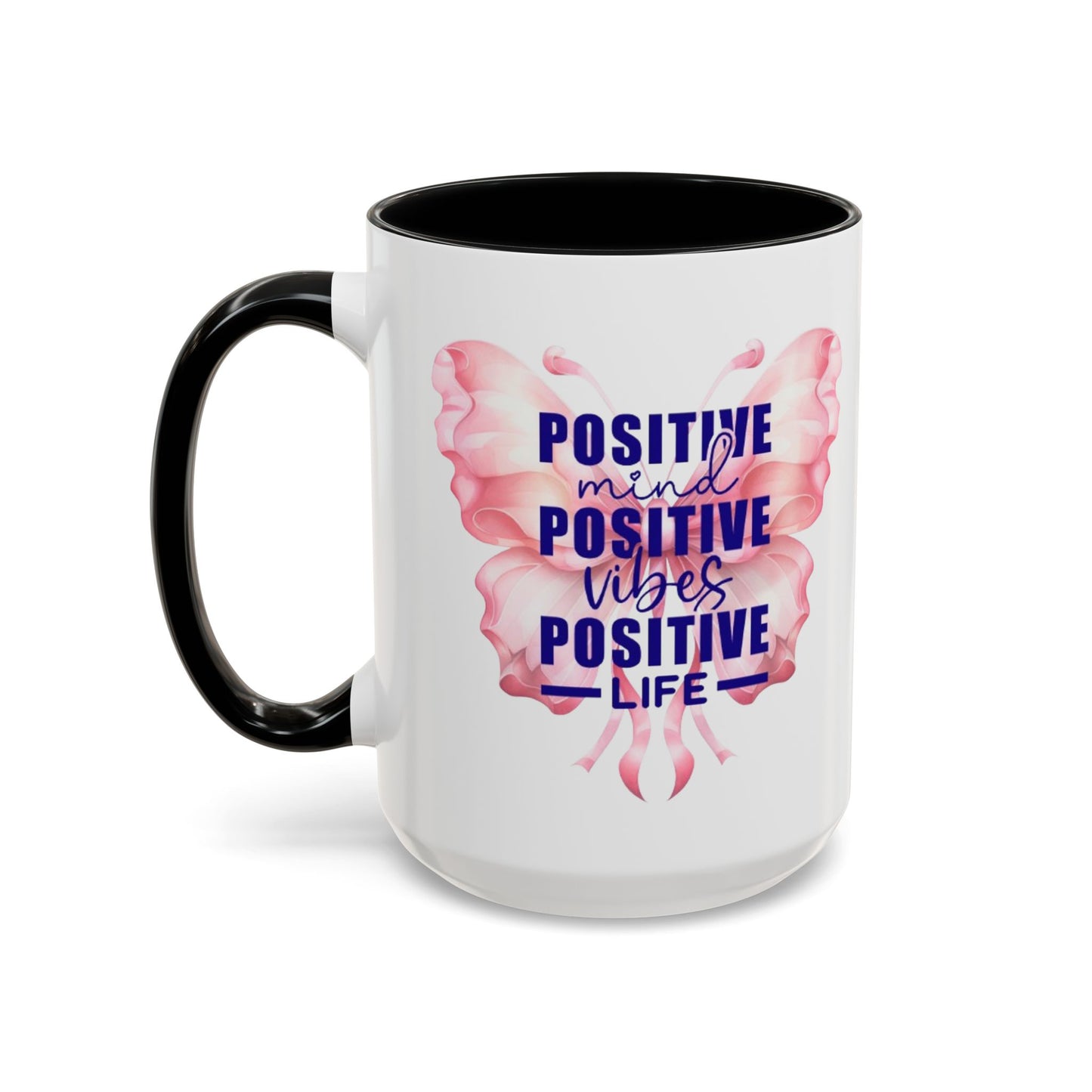 Positive Vibes Coffee Mug, Inspirational Mug, Motivational Mug for Home Office, Gift for Friends, Encouragement Cup, Positive Mind Decor