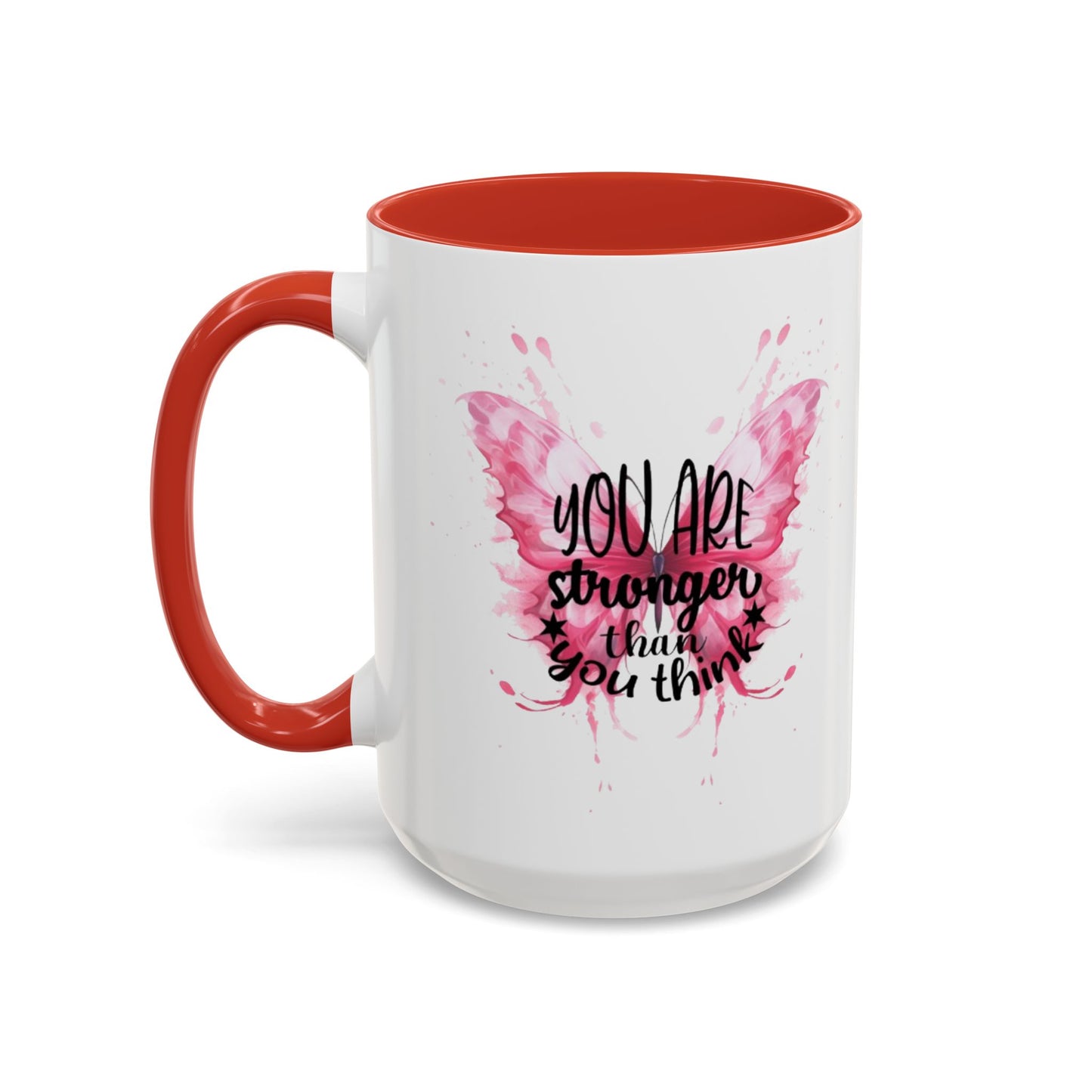 Inspirational Butterfly Coffee Mug, Empowerment Gift, Motivational Drinkware, Self-Care Mug, Butterfly Decor, Pink Mug