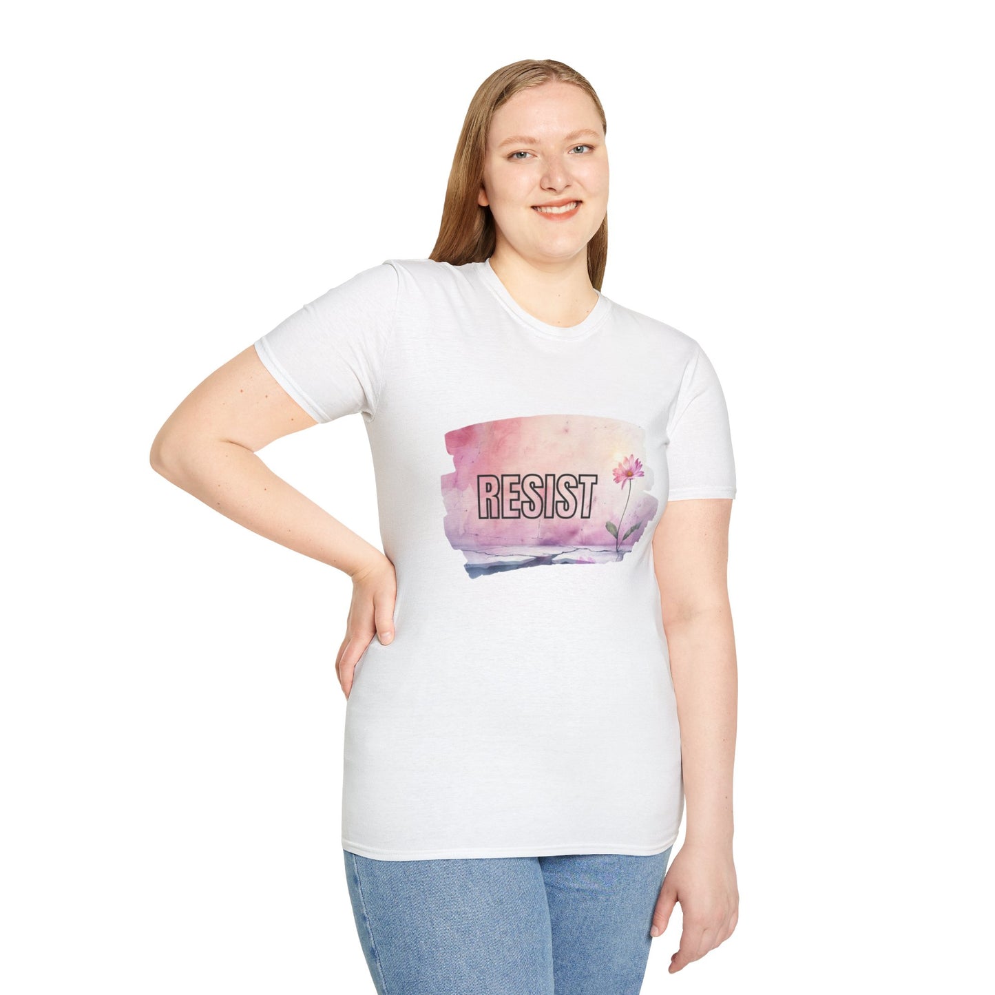 Inspirational Resist T-Shirt for Positivity and Change