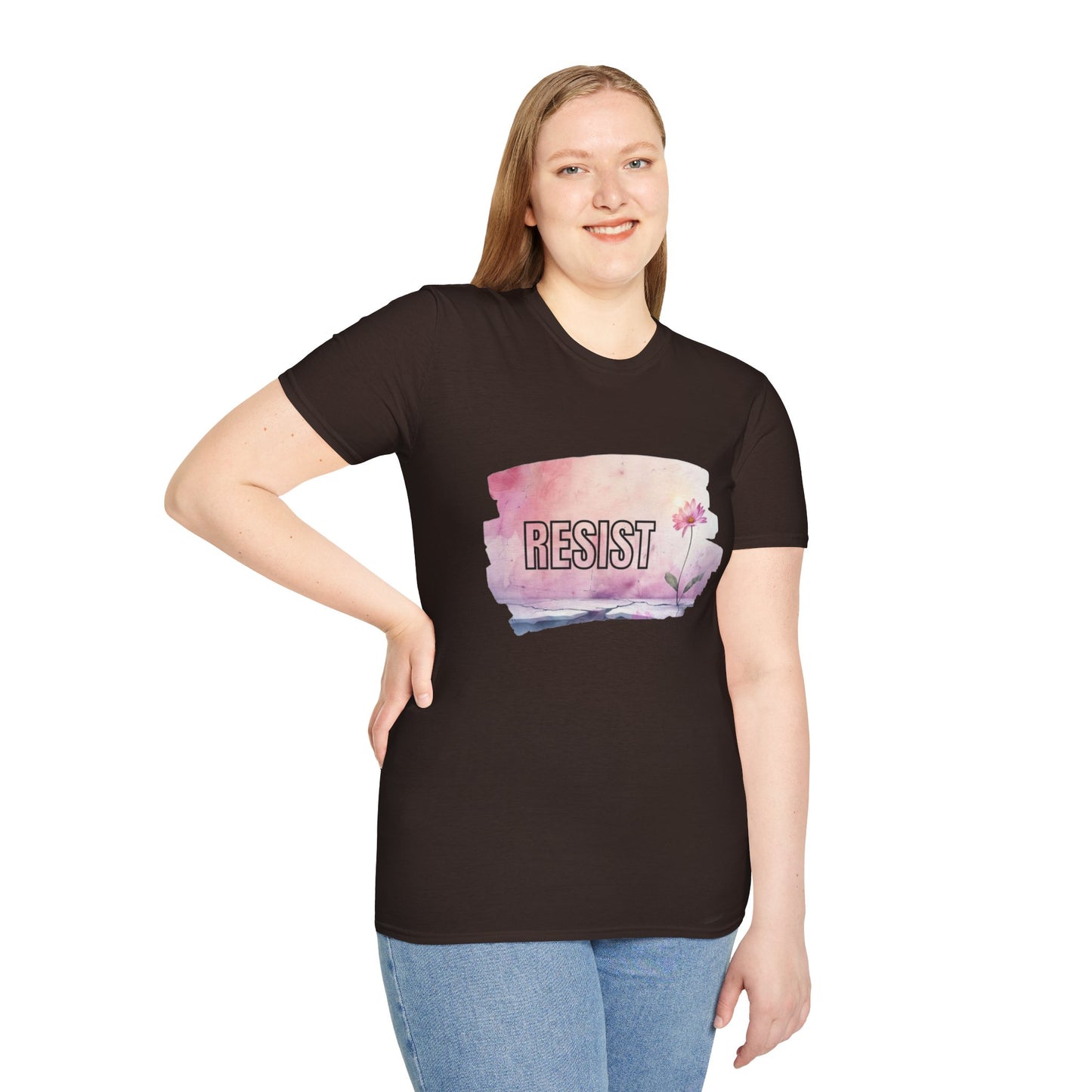 Inspirational Resist T-Shirt for Positivity and Change
