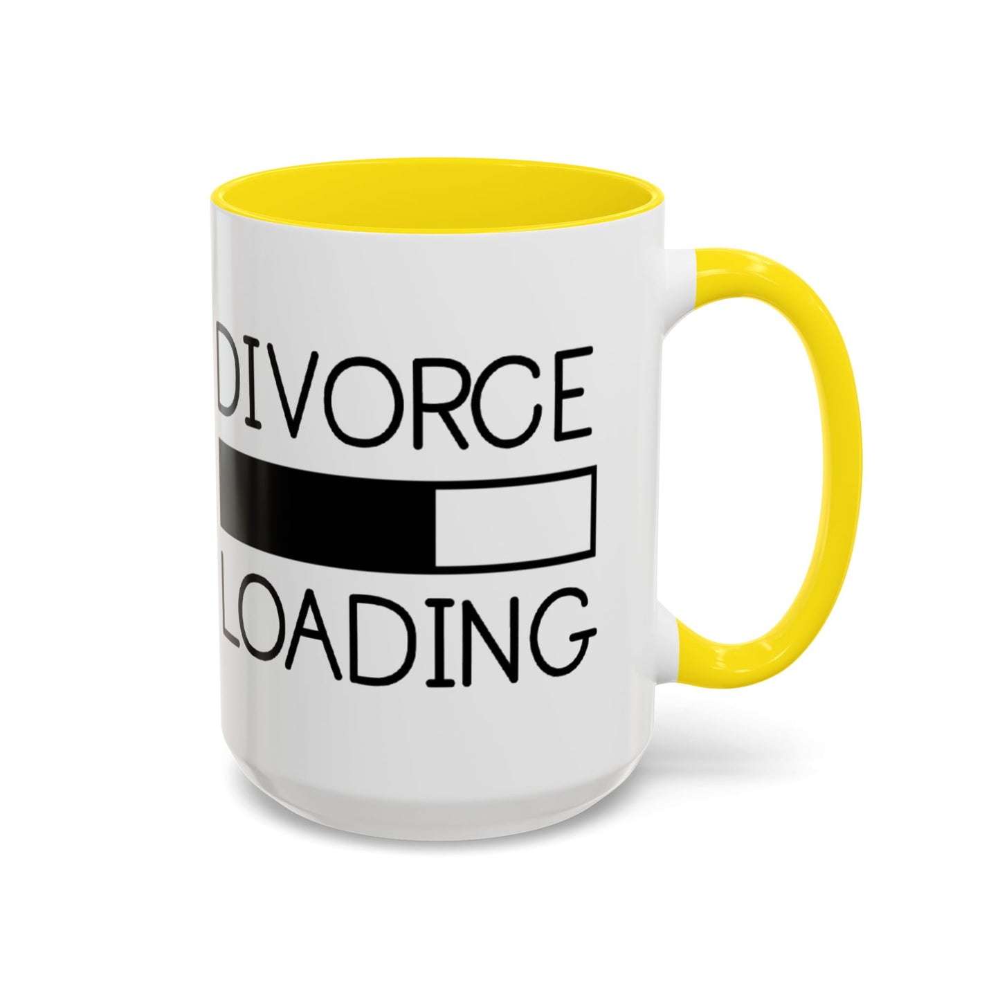 Divorce Loading Coffee Mug - Funny Accent Mug for Breakups, Gift for Friends, Humor Mug, Recovery Coffee Cup, Unique Divorce Gift