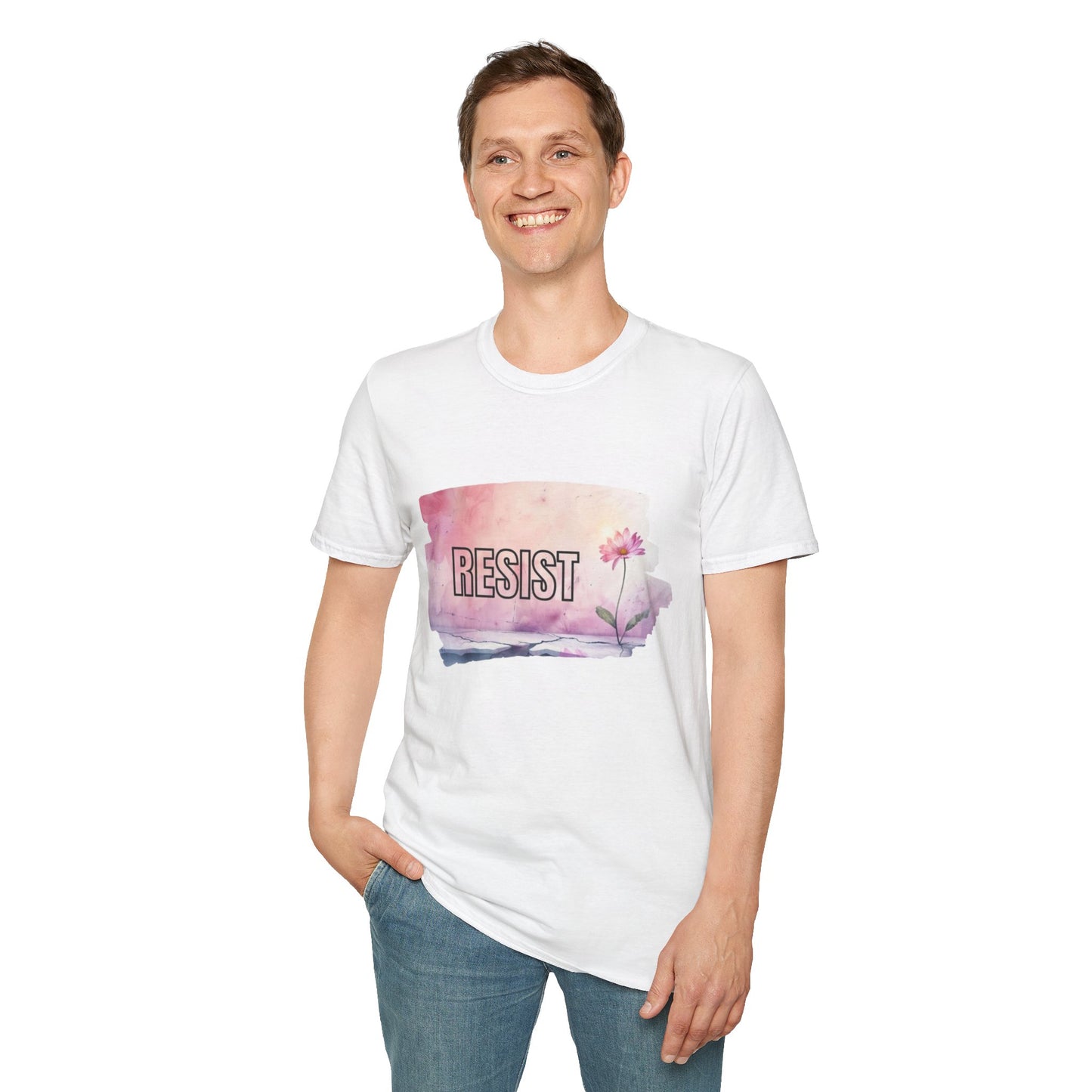 Inspirational Resist T-Shirt for Positivity and Change