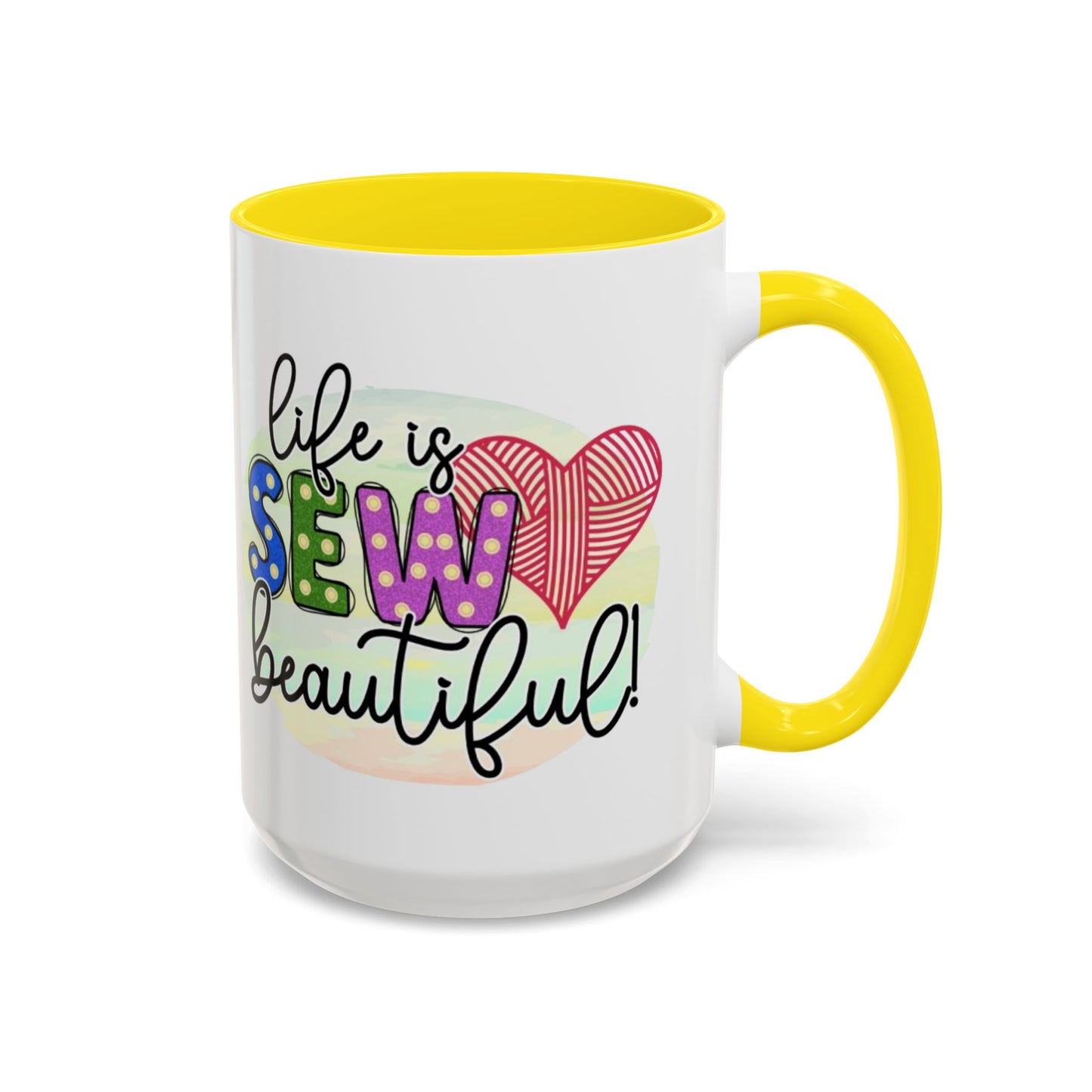 Sewing-Themed Coffee Mug – Perfect Gift for Crafters, Quilters, Birthday, Gift for Her, Inspirational Mug
