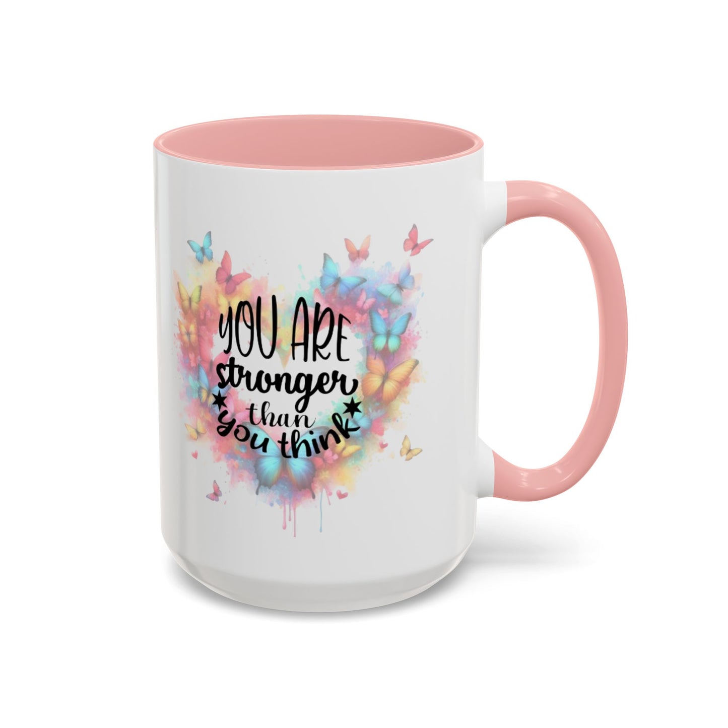Inspirational Butterfly Coffee Mug, Motivational Gift for Friends, Colorful Mug for Tea Lover, Positive Affirmation, Self-Care Sip