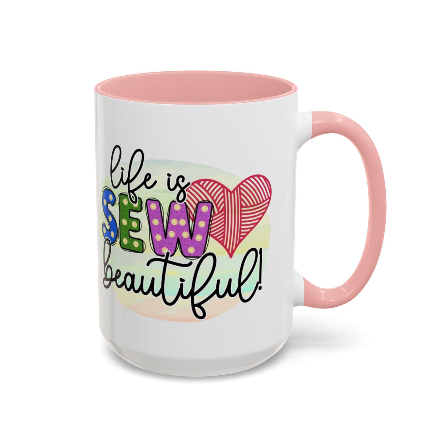 Sewing-Themed Coffee Mug – Perfect Gift for Crafters, Quilters, Birthday, Gift for Her, Inspirational Mug