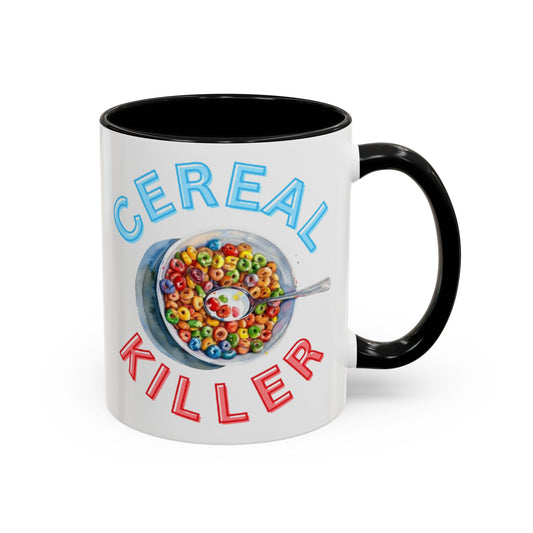Cereal Killer Coffee Mug, Funny Coffee Cup, Gift for Breakfast Lovers, Humor Mug, Cereal Enthusiast Present
