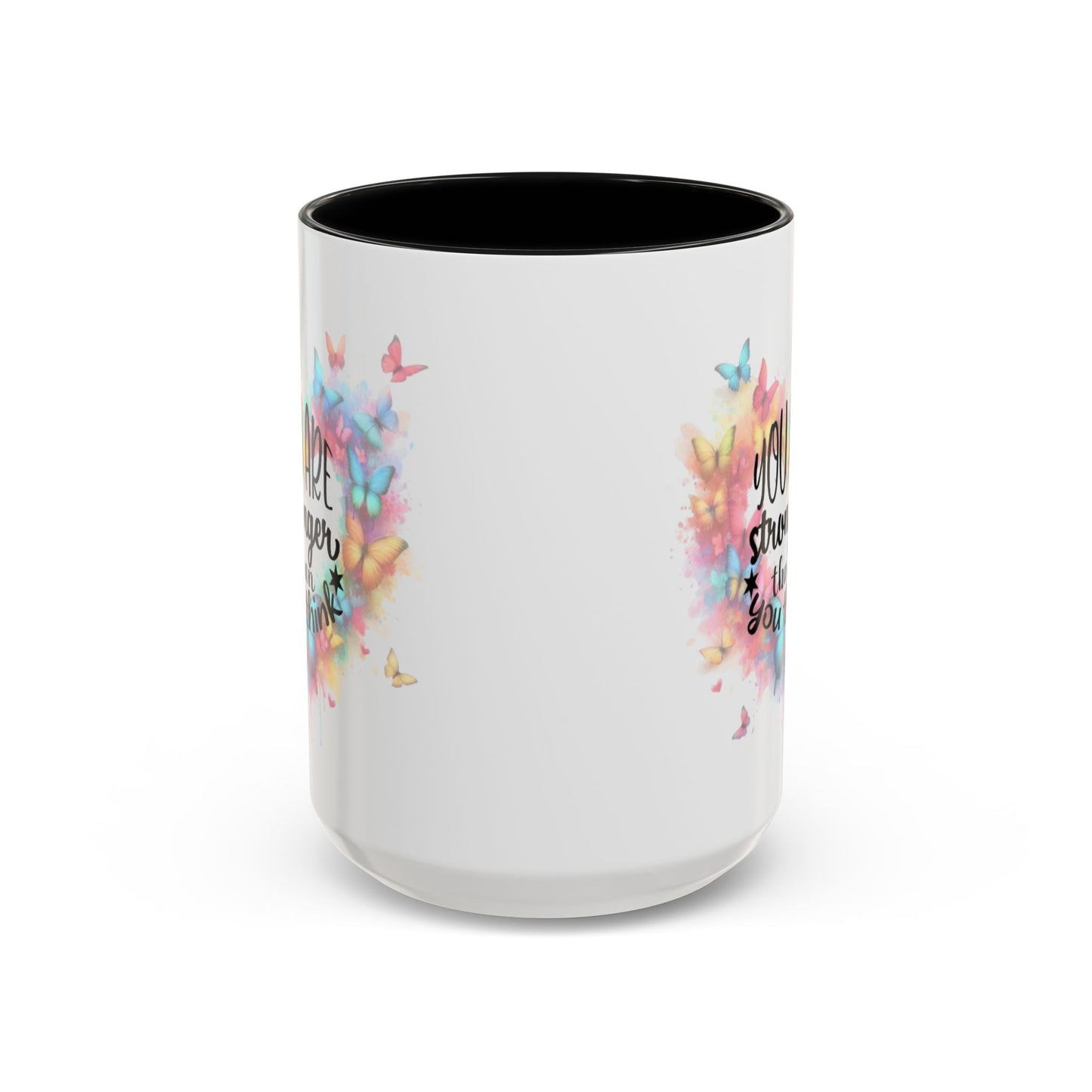 Inspirational Butterfly Coffee Mug, Motivational Gift for Friends, Colorful Mug for Tea Lover, Positive Affirmation, Self-Care Sip