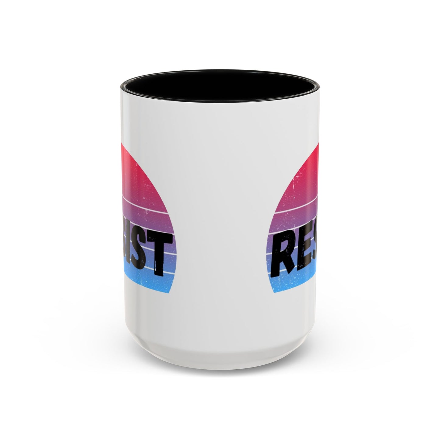 Colorful Resist Coffee Mug, Motivational Mug for Empowerment, Perfect Gift for Activists, Inspirational Kitchenware, 11oz 15oz