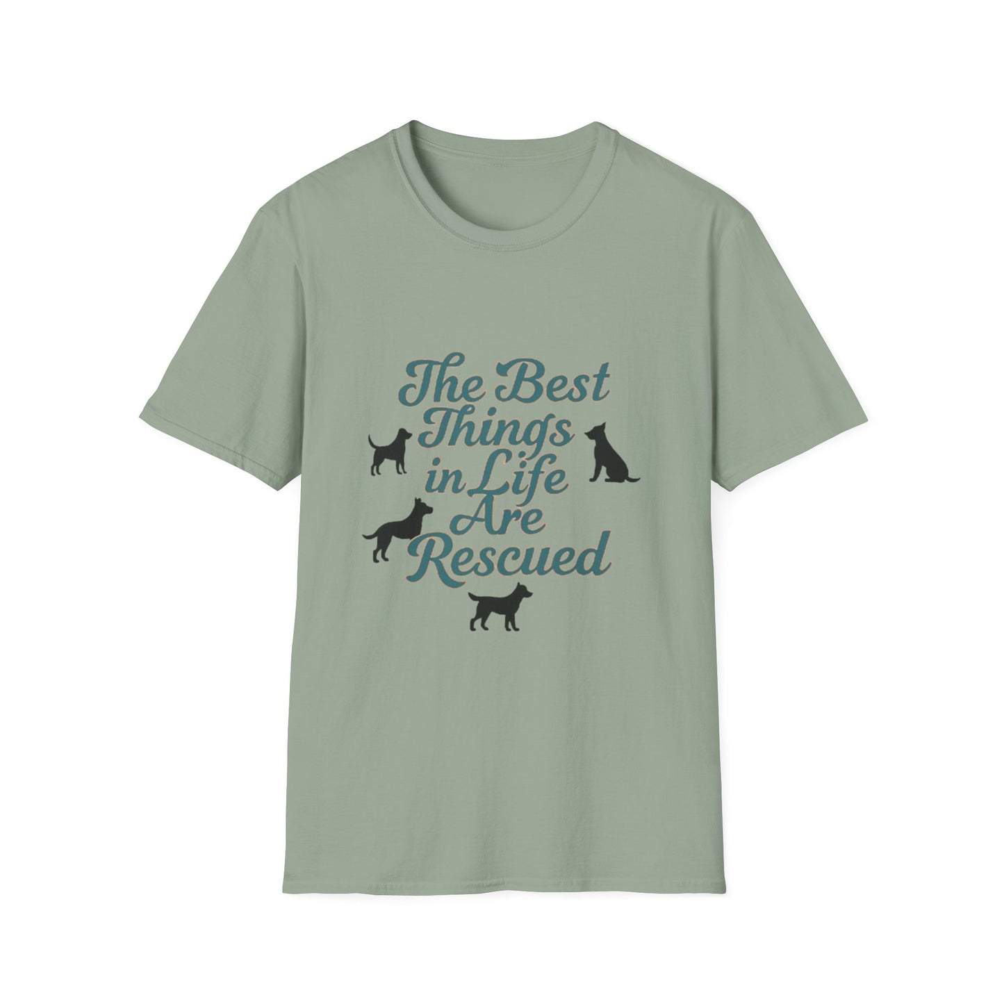 Rescue Dogs Unisex T-Shirt, Pet Lover Gift, Animal Rescue Shirt, Dog Adoption Tee, Gift for Dog Lovers