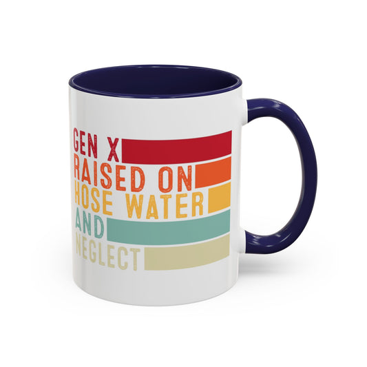 Gen X Motivation Mug | 11 & 15oz Accent Coffee Mug, Gift for Gen X, Fun Coffee Cup, Vintage Style Drinkware, Nostalgic Home Decor