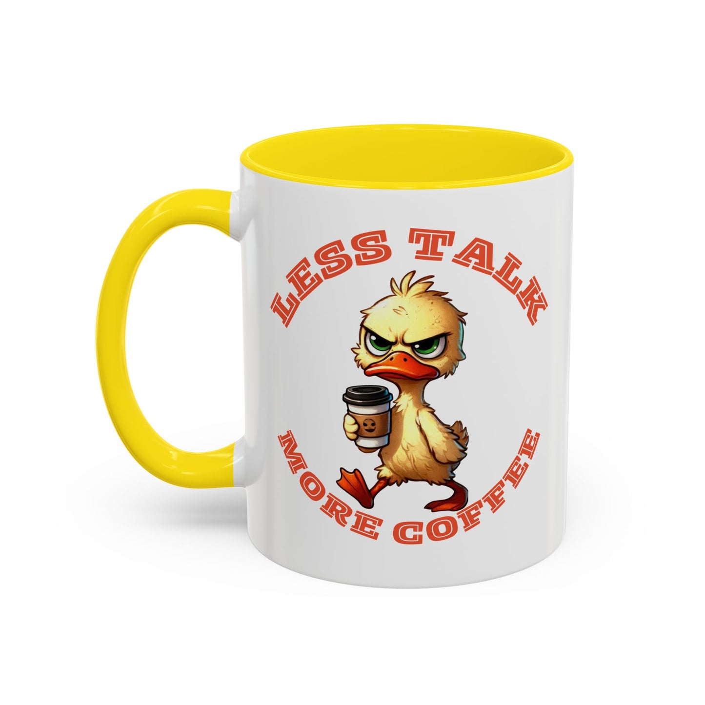 Funny Duck Coffee Mug - Less Talk More Coffee - Perfect for Coffee Lovers