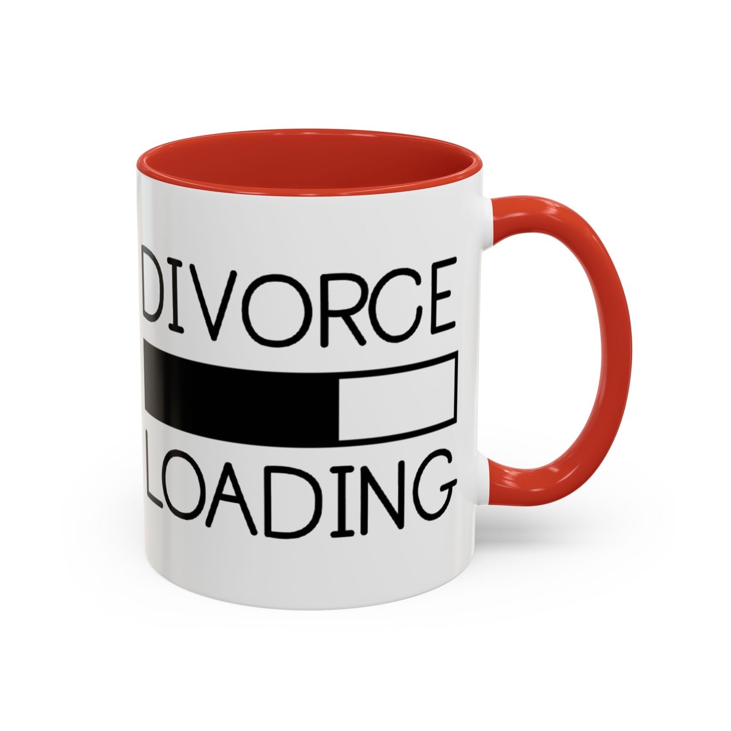 Divorce Loading Coffee Mug - Funny Accent Mug for Breakups, Gift for Friends, Humor Mug, Recovery Coffee Cup, Unique Divorce Gift