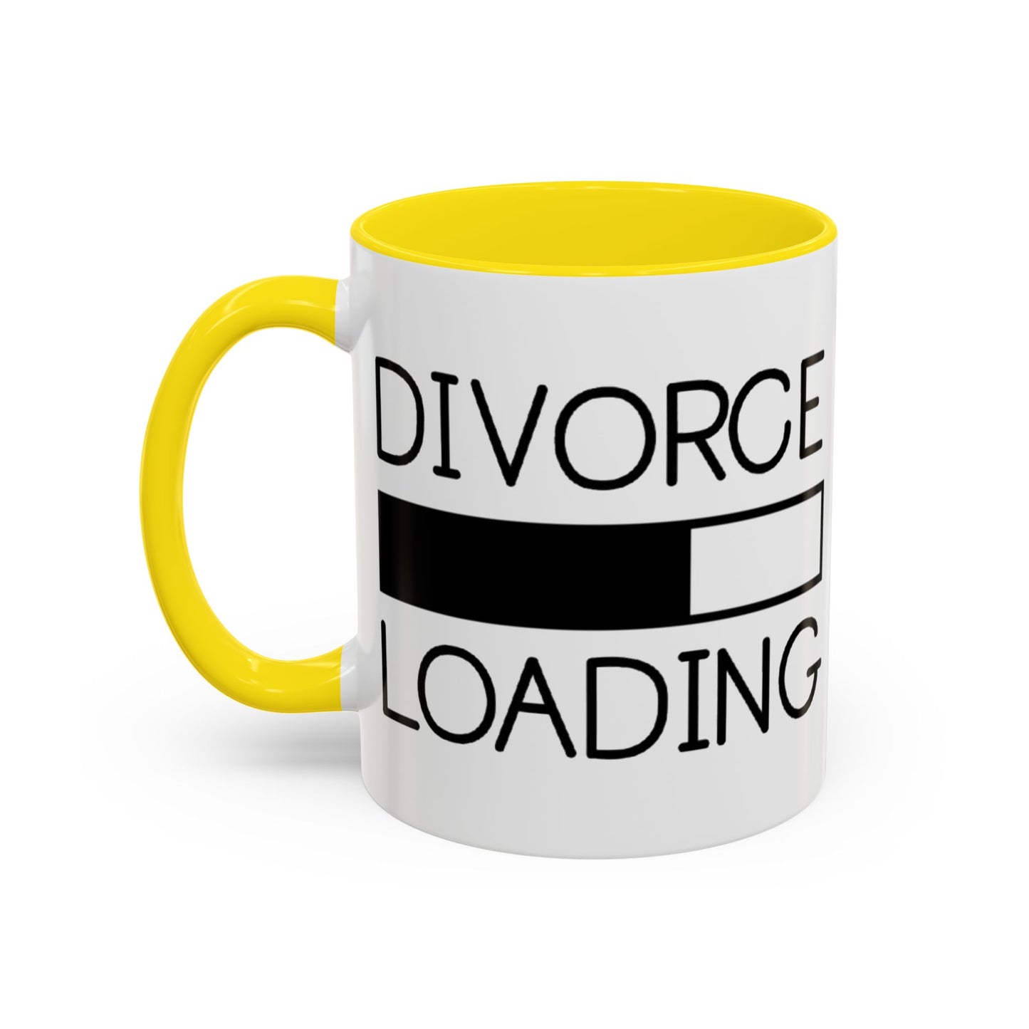 Divorce Loading Coffee Mug - Funny Accent Mug for Breakups, Gift for Friends, Humor Mug, Recovery Coffee Cup, Unique Divorce Gift