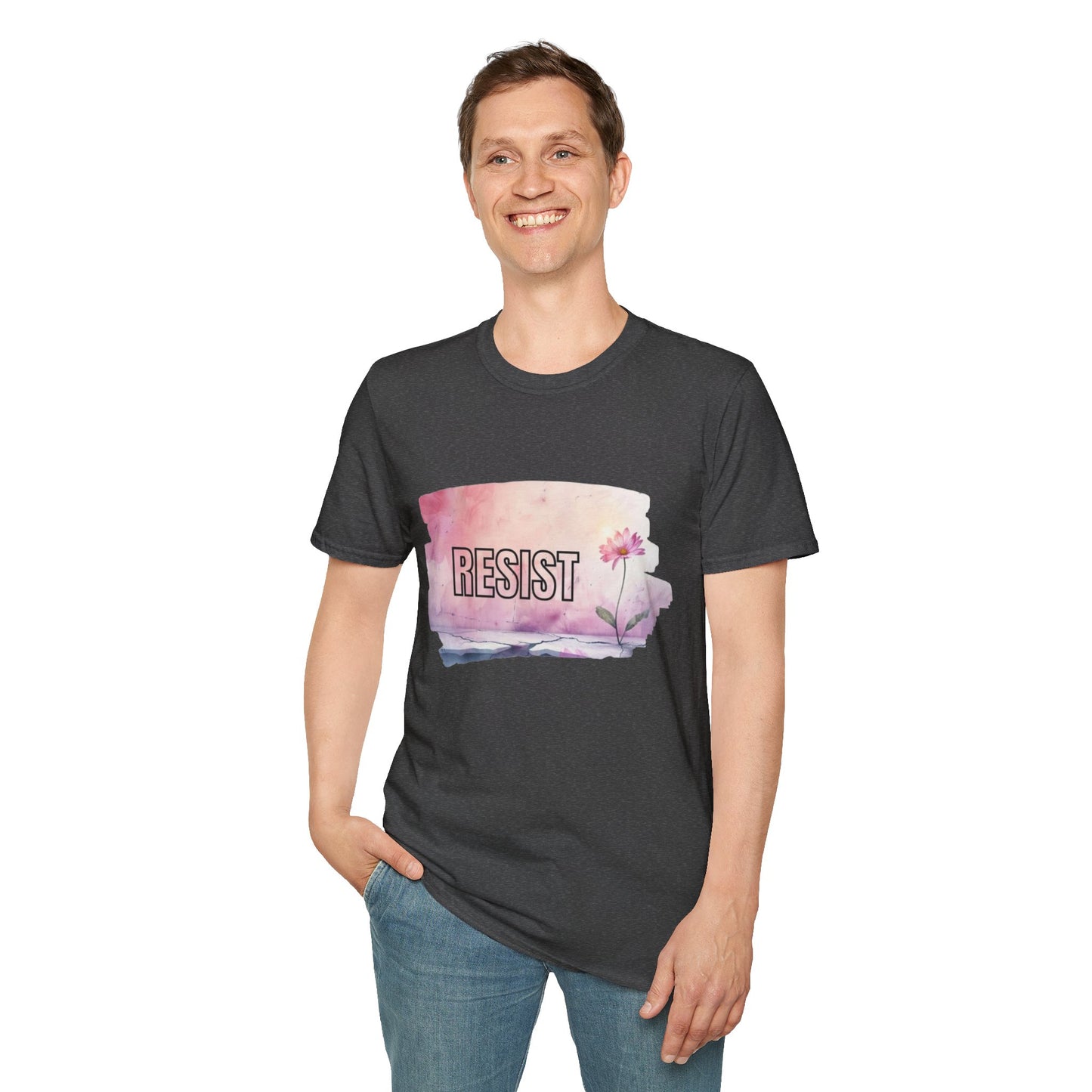 Inspirational Resist T-Shirt for Positivity and Change