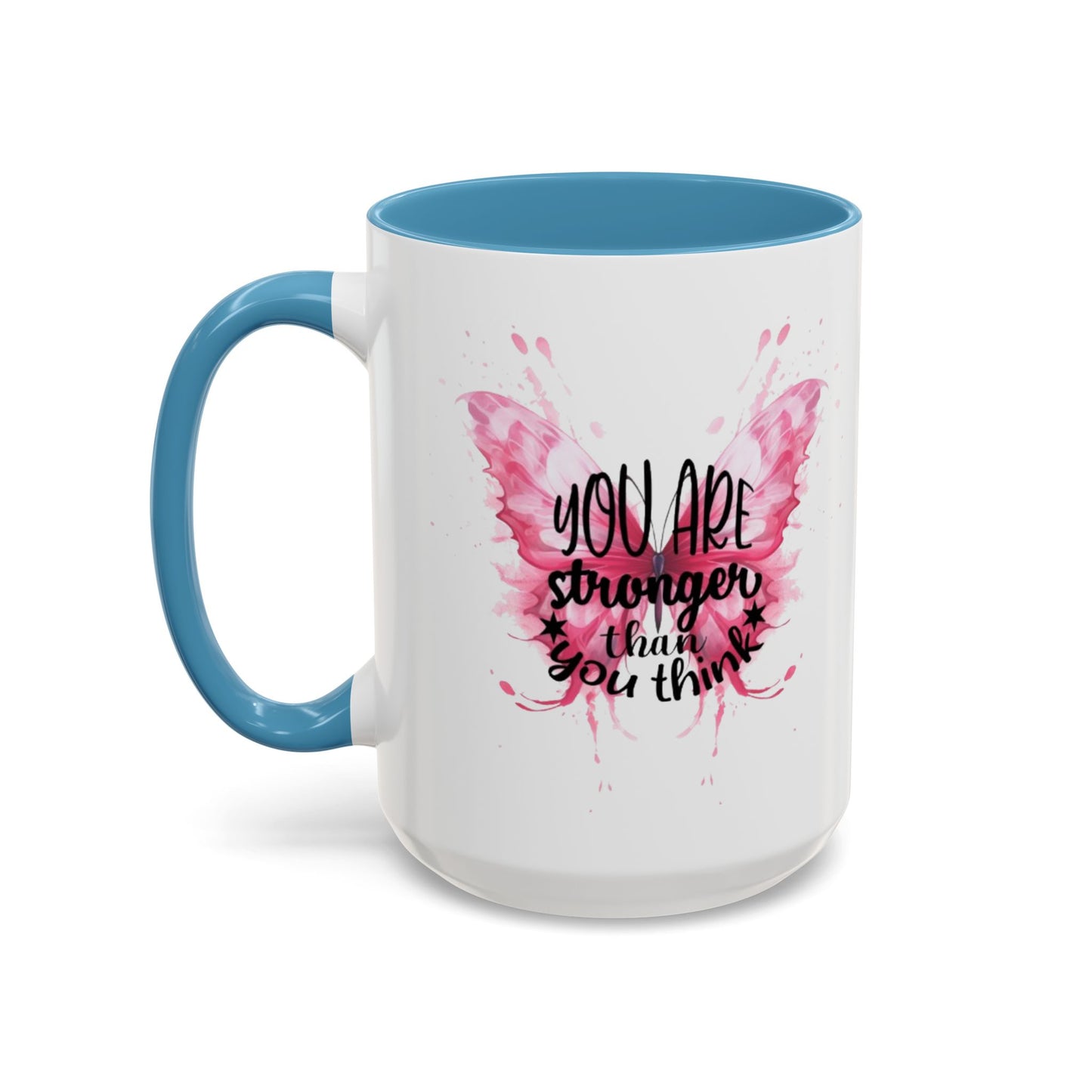 Inspirational Butterfly Coffee Mug, Empowerment Gift, Motivational Drinkware, Self-Care Mug, Butterfly Decor, Pink Mug