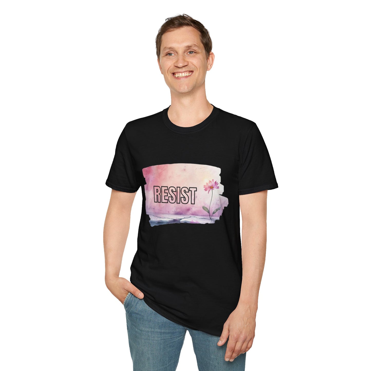 Inspirational Resist T-Shirt for Positivity and Change