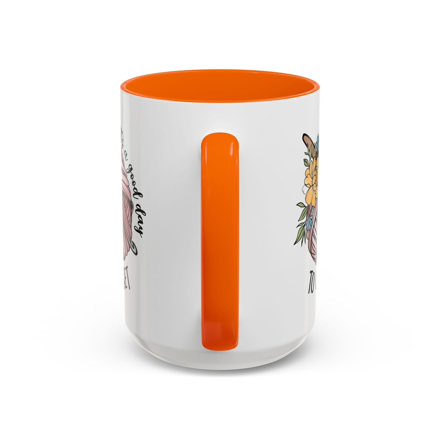 Crochet Lover's Accent Coffee Mug - Perfect Gift for Crafters, Yarn Enthusiasts, Mother's Day, Birthday, or Just Because!
