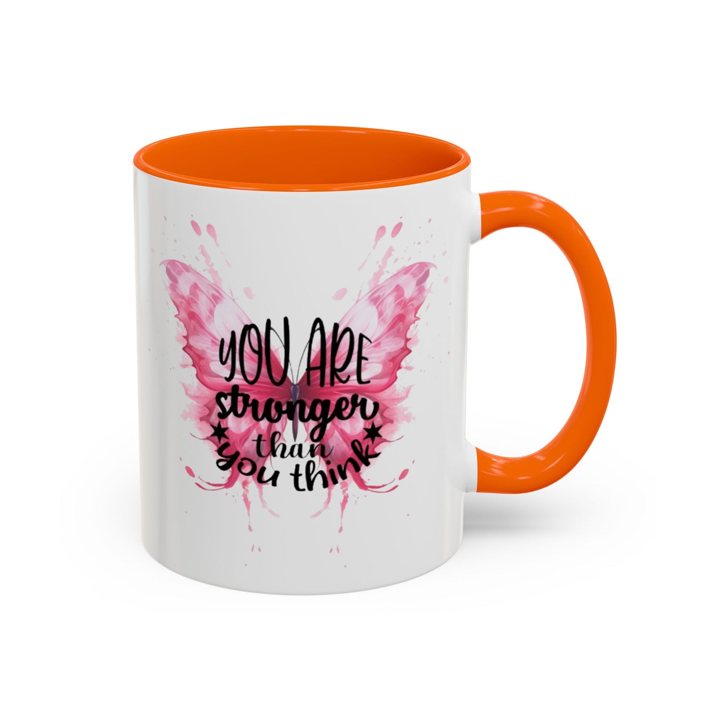 Inspirational Butterfly Coffee Mug, Empowerment Gift, Motivational Drinkware, Self-Care Mug, Butterfly Decor, Pink Mug