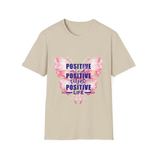 Positive Butterfly T-Shirt, Inspirational Tee, Motivational Shirt, Unisex Apparel, Gift for Her