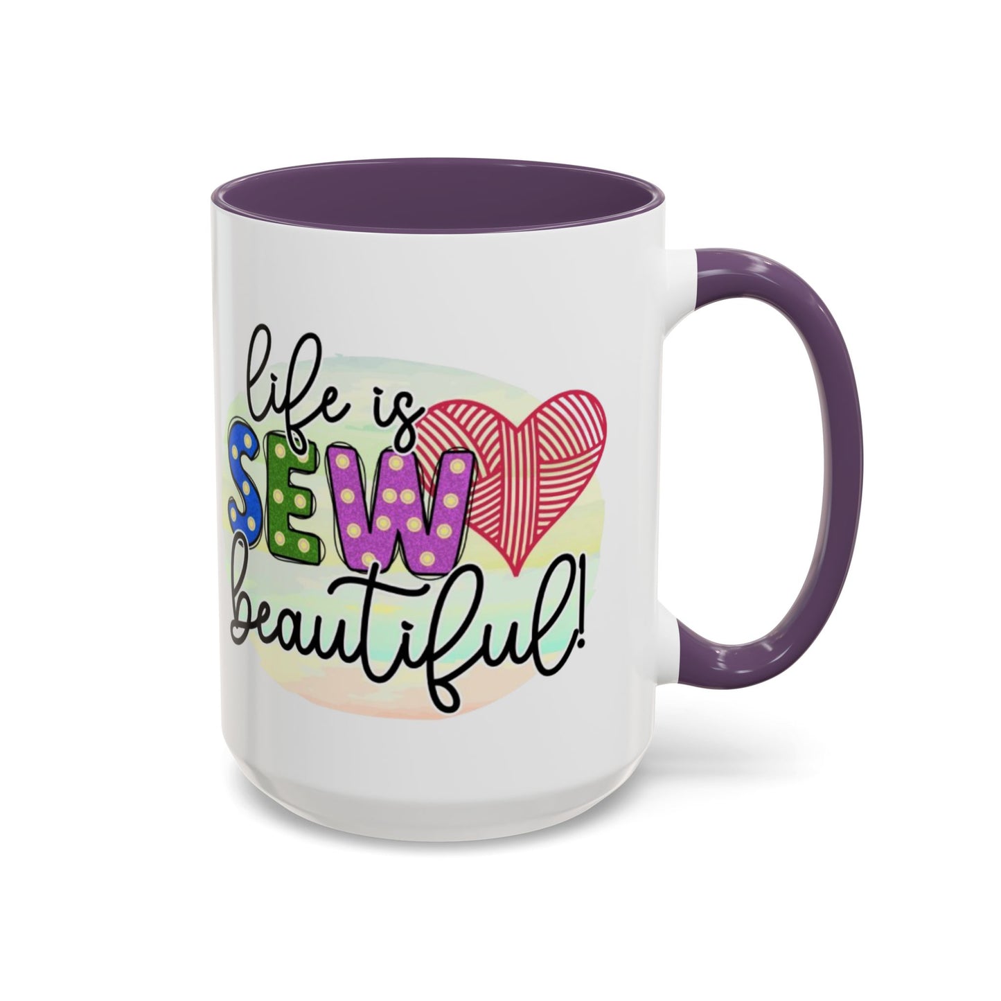 Sewing-Themed Coffee Mug – Perfect Gift for Crafters, Quilters, Birthday, Gift for Her, Inspirational Mug