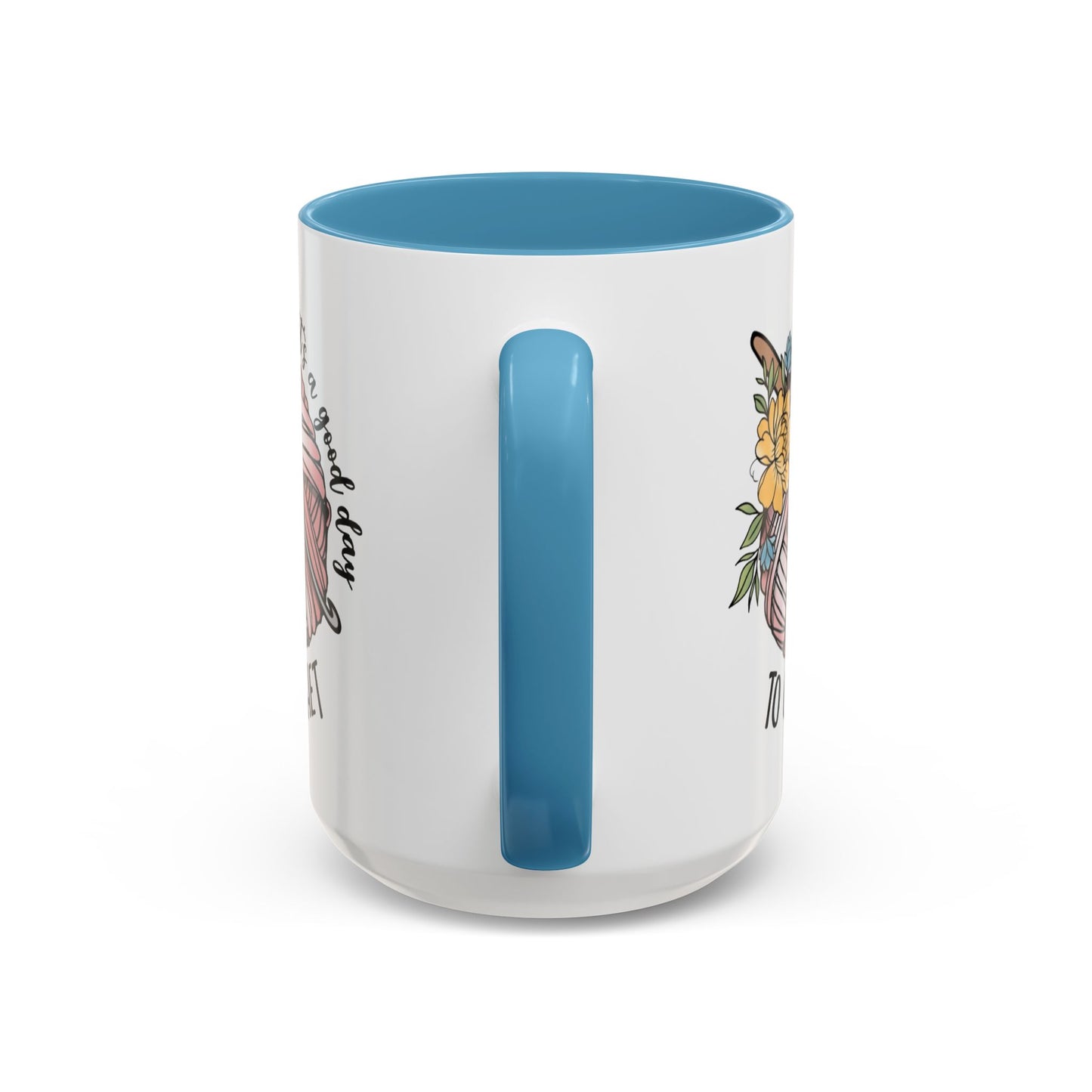 Crochet Lover's Accent Coffee Mug - Perfect Gift for Crafters, Yarn Enthusiasts, Mother's Day, Birthday, or Just Because!