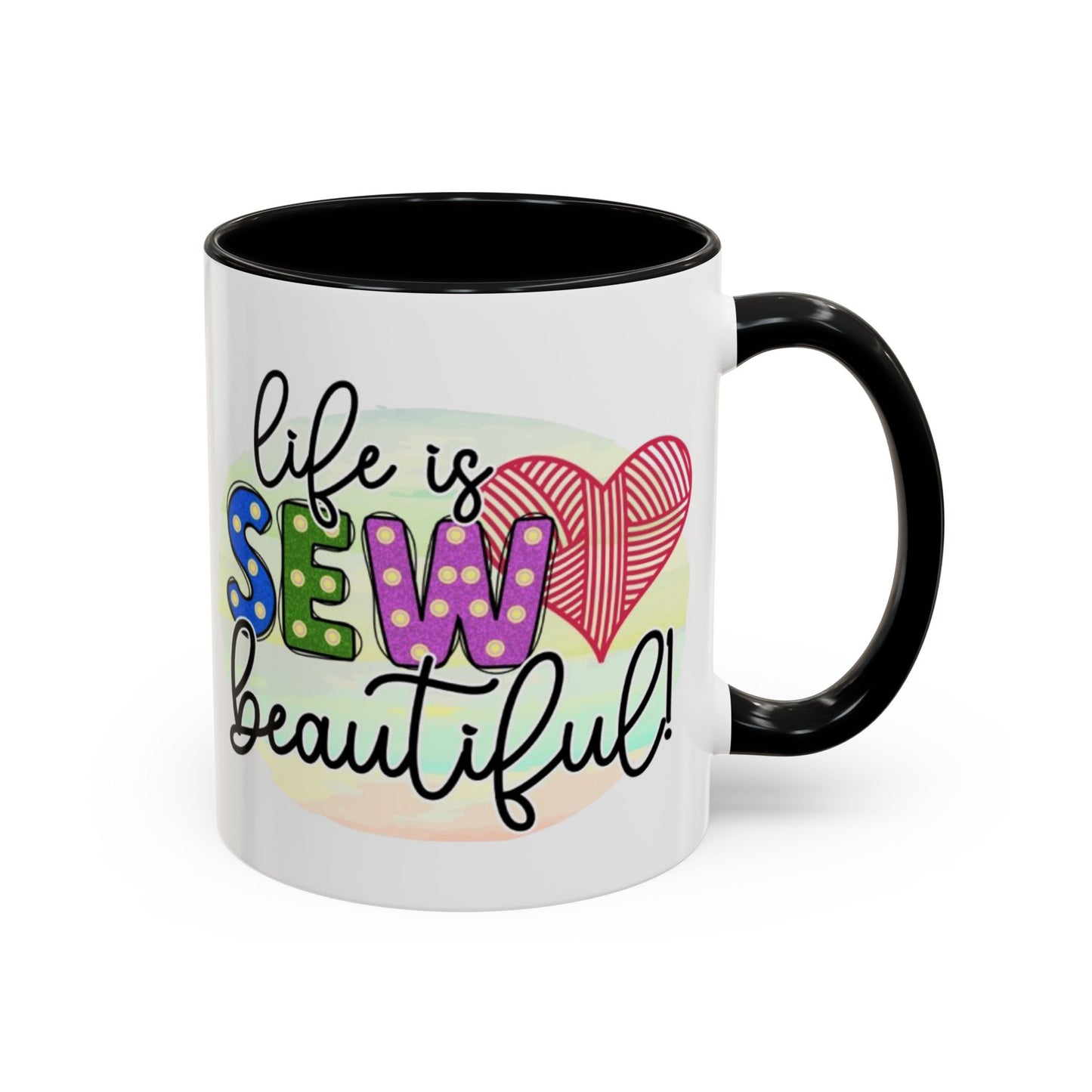 Sewing-Themed Coffee Mug – Perfect Gift for Crafters, Quilters, Birthday, Gift for Her, Inspirational Mug