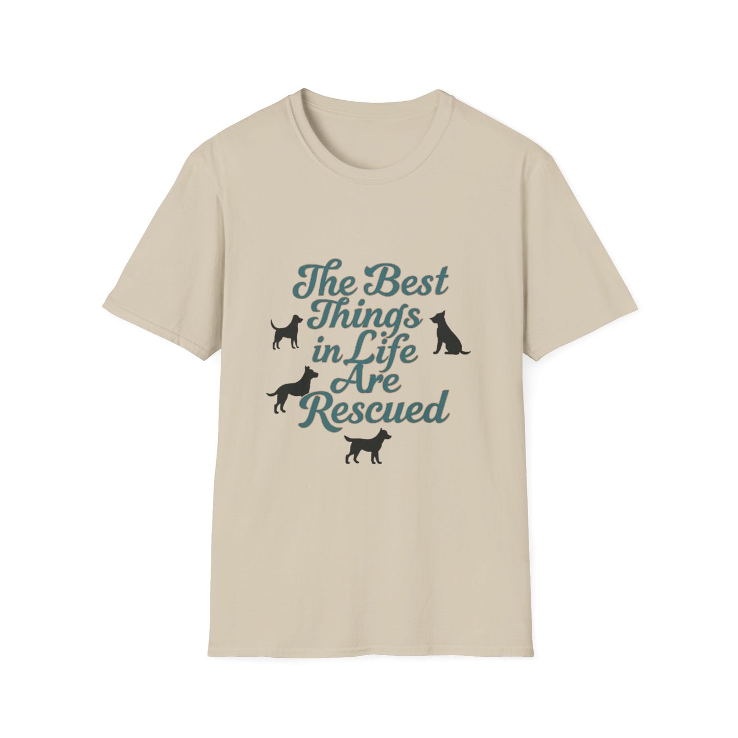 Rescue Dogs Unisex T-Shirt, Pet Lover Gift, Animal Rescue Shirt, Dog Adoption Tee, Gift for Dog Lovers