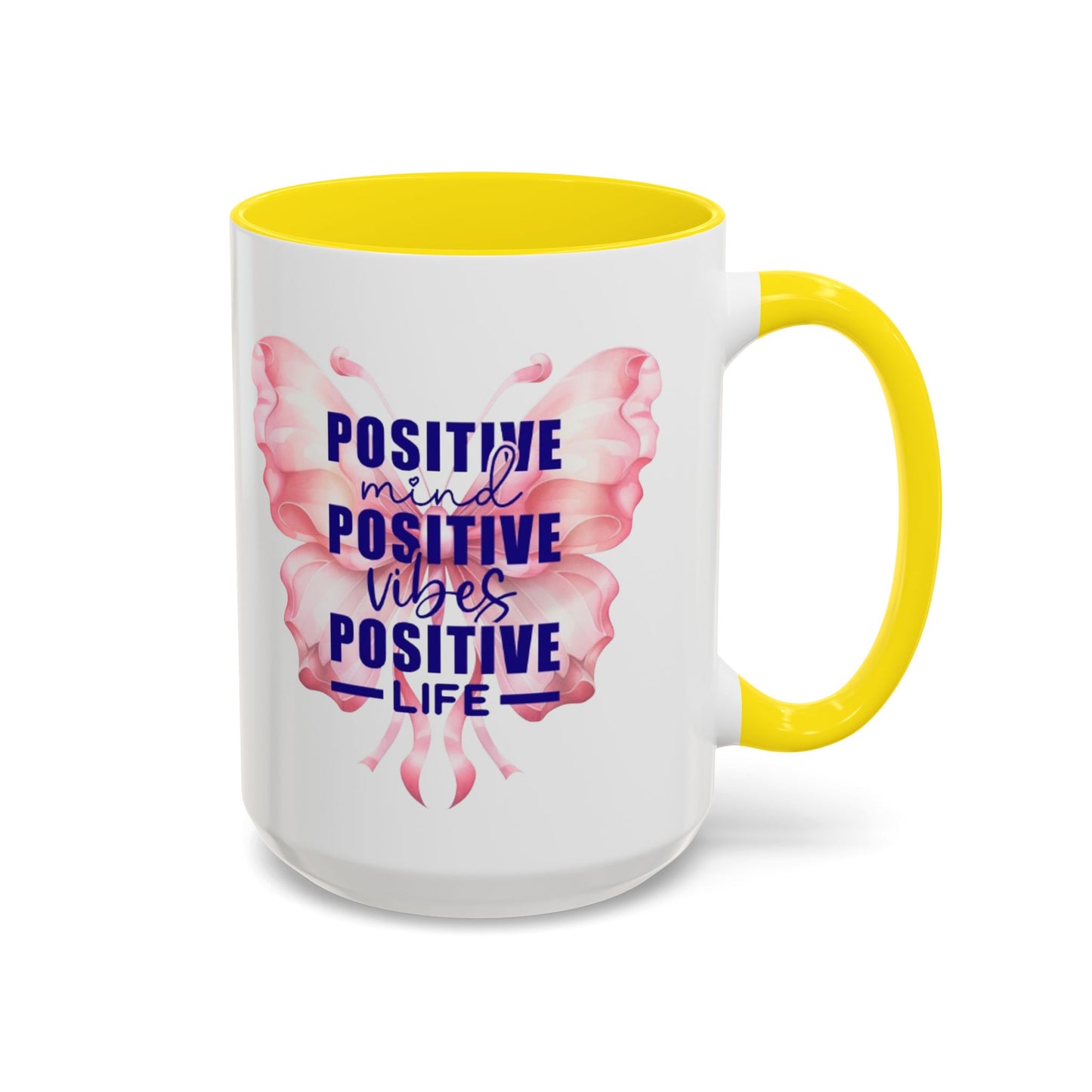 Positive Vibes Coffee Mug, Inspirational Mug, Motivational Mug for Home Office, Gift for Friends, Encouragement Cup, Positive Mind Decor