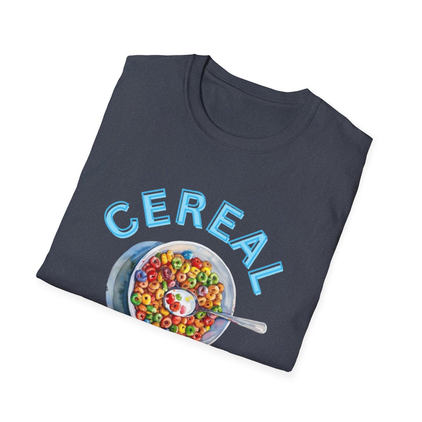 Cereal Killer Unisex Softstyle T-Shirt - Fun Humor Tee for Breakfast Lovers