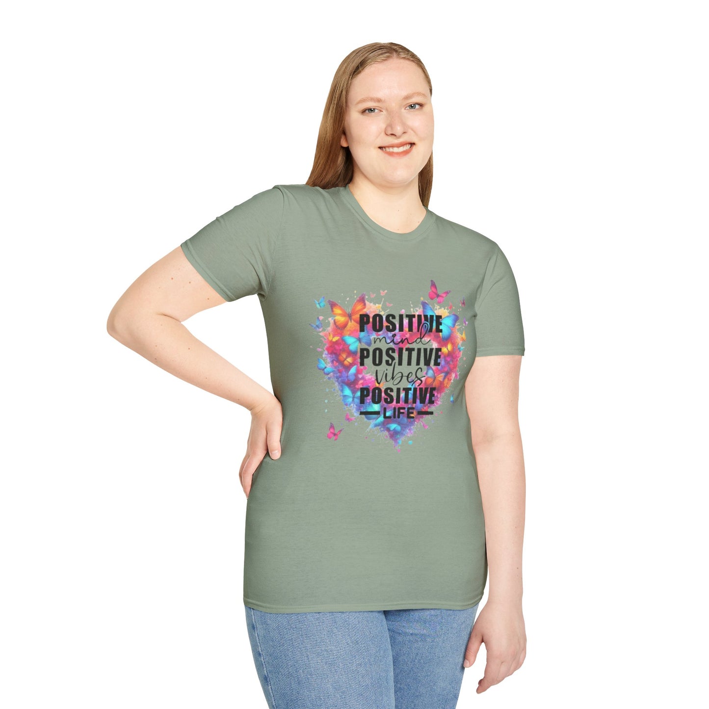 Positive Vibes Unisex T-Shirt, Motivational Tees, Inspirational Apparel, Gift for Friends, Everyday Wear, Positive Life Shirt